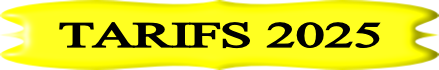 TARIFS 2025
